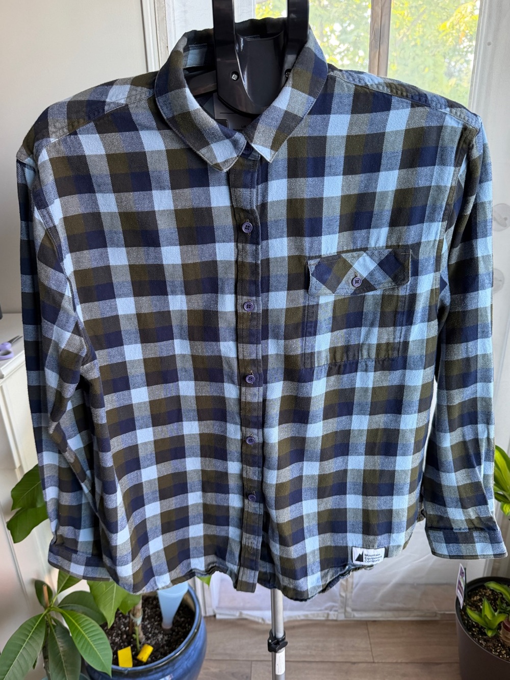 Mec plaid flannel shirt